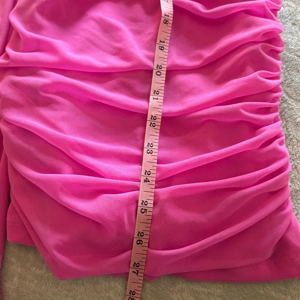 Blashe Pink Ruched Mini Dress - Picture 8 of 8